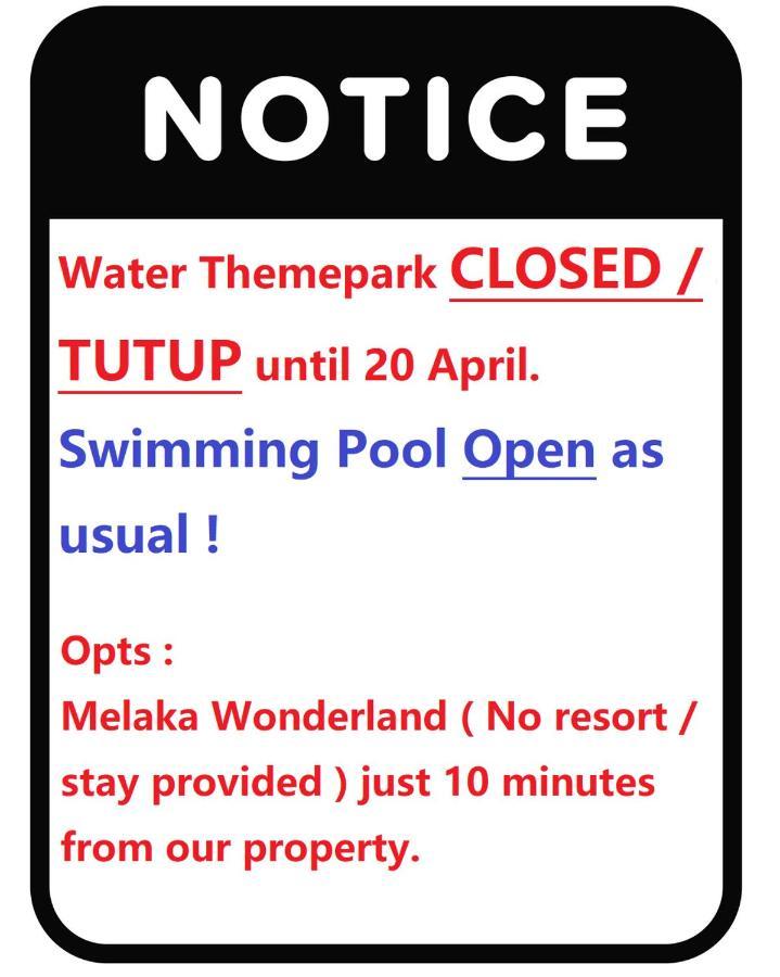 B - Lagoon Water Themepark Suite Melaka Town Exterior foto